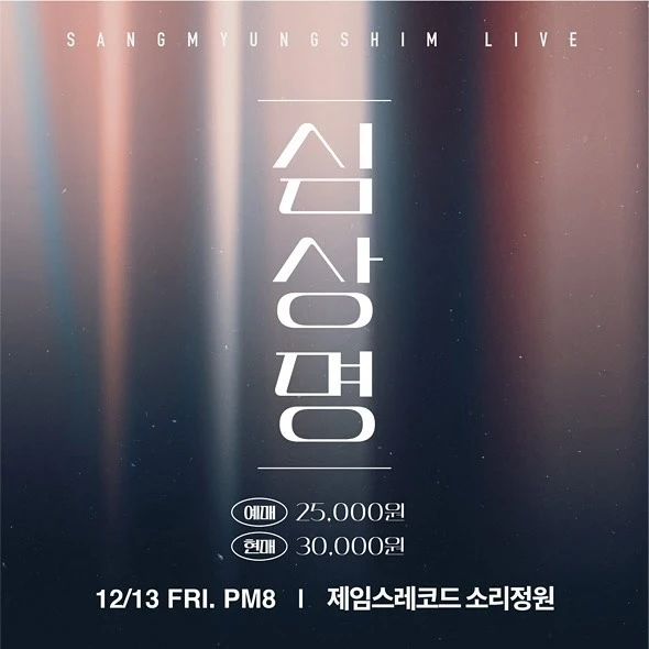 심상명 단독 공연